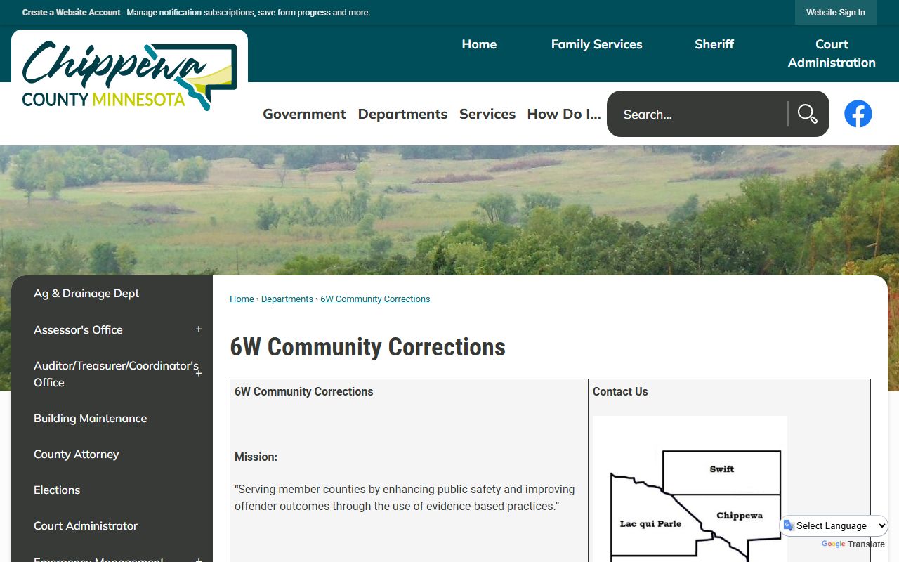 Chippewa County arrest records and court charges 6W Community Corrections