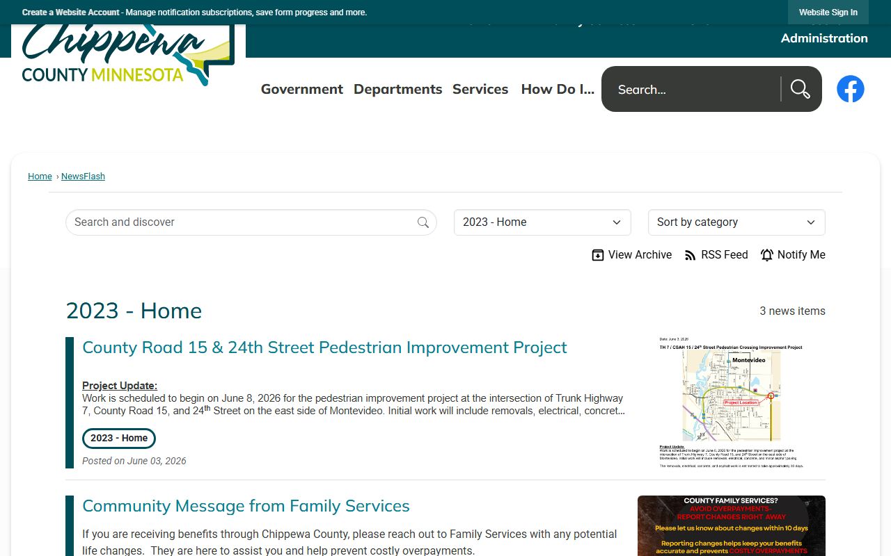 Chippewa County court records official county news page