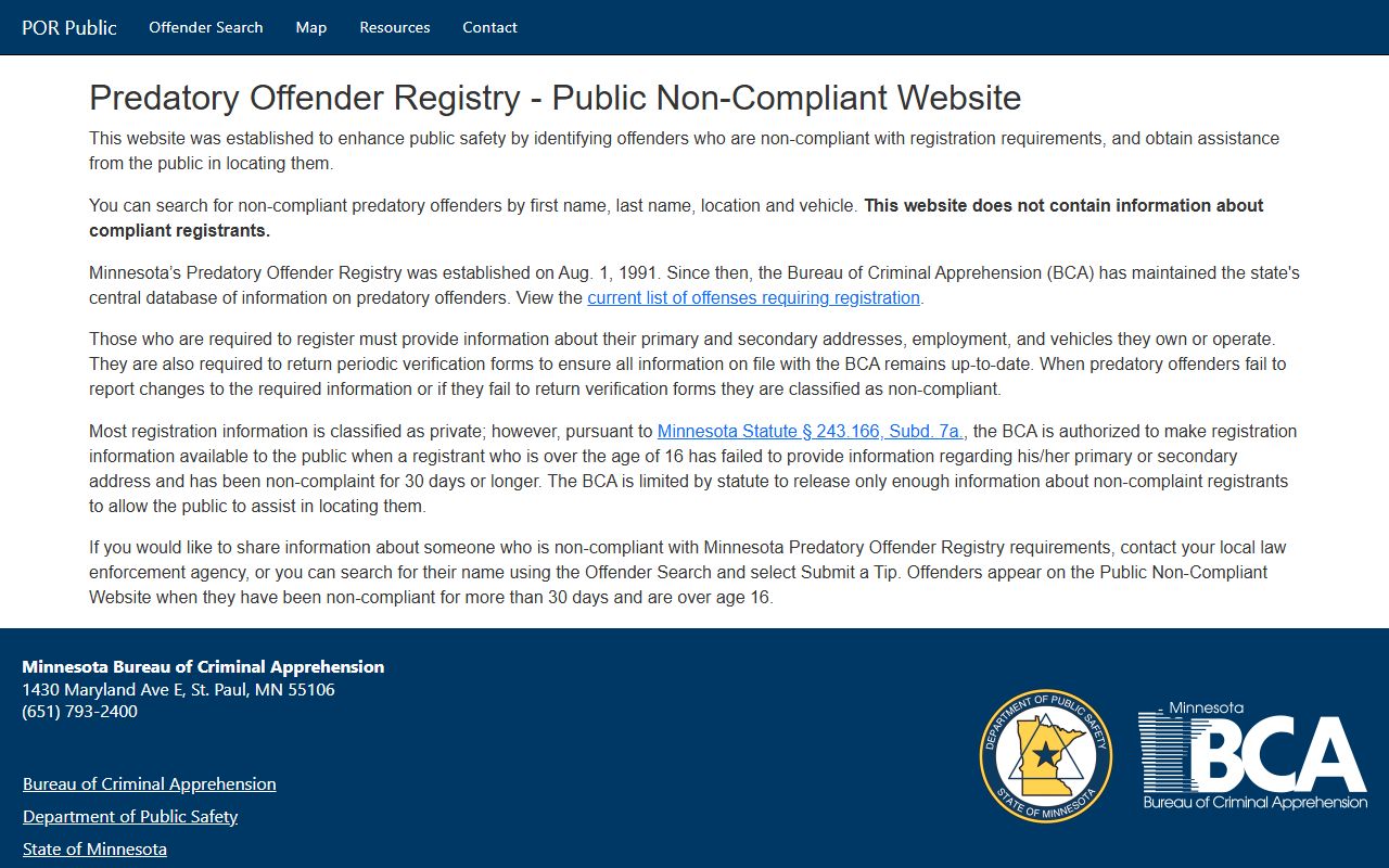 Chippewa County warrant records predatory offender search